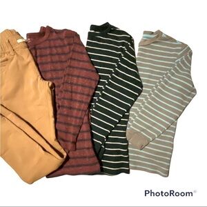 Bundle 3 tops. YOUTH. Striped long sleeve tops.